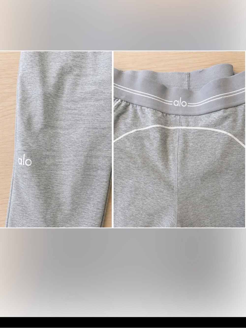 Gray alo leggings medium - Picture 4 of 4